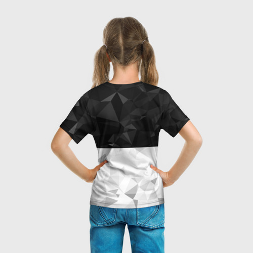 Детская футболка 3D с принтом Muse, вид сзади #2