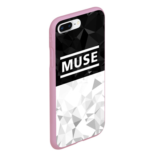 Чехол для iPhone 7Plus/8 Plus матовый Muse, цвет розовый - фото 3