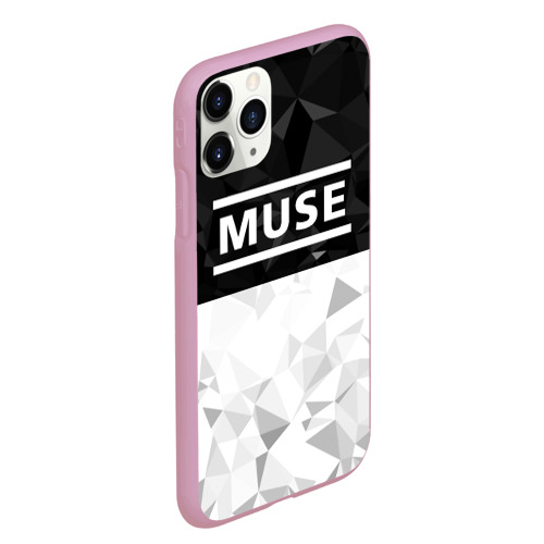 Чехол для iPhone 11 Pro Max матовый Muse, цвет розовый - фото 3