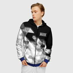 Мужская толстовка 3D на молнии Muse Муза - фото 2