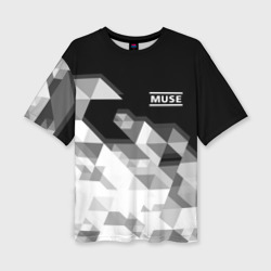 Женская футболка oversize 3D Muse Муза