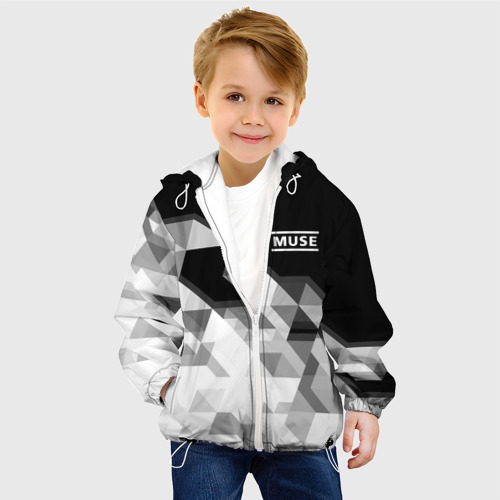 Детская куртка 3D Muse Муза, цвет белый - фото 3