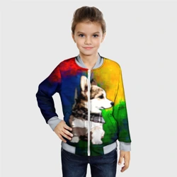 Детский бомбер 3D Корги - фото 2