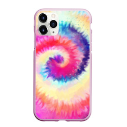 Чехол для iPhone 11 Pro Max матовый Tie Dye vortex