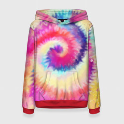 Женская толстовка 3D Tie Dye vortex