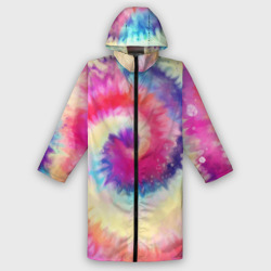 Женский дождевик 3D Tie Dye vortex