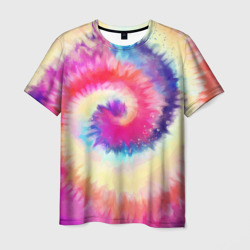 Мужская футболка 3D Tie Dye vortex