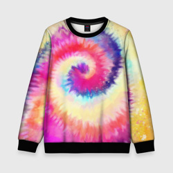 Детский свитшот 3D Tie Dye vortex