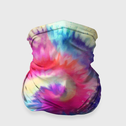 Бандана-труба 3D Tie Dye vortex, цвет 3D печать