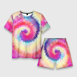 Мужской костюм с шортами 3D Tie Dye vortex