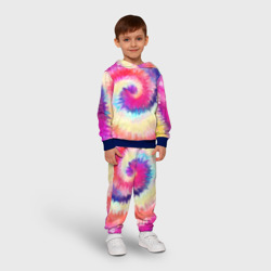 Детский костюм с толстовкой 3D Tie Dye vortex - фото 2