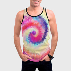 Мужская майка 3D Tie Dye vortex - фото 2