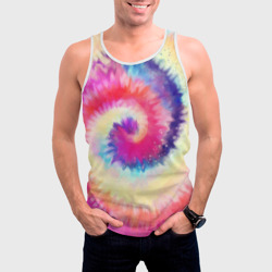 Мужская майка 3D Tie Dye vortex - фото 2