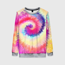 Женский свитшот 3D Tie Dye vortex