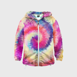 Детская ветровка 3D Tie Dye vortex