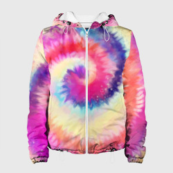 Женская куртка 3D Tie Dye vortex