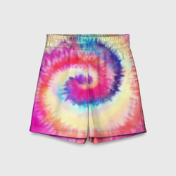 Детские спортивные шорты 3D Tie Dye vortex