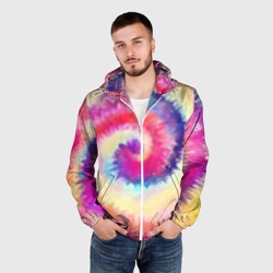 Мужская ветровка 3D Tie Dye vortex - фото 2