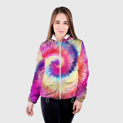 Женская куртка 3D Tie Dye vortex - фото 2