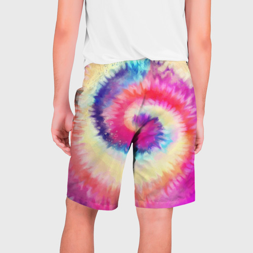 Мужские шорты 3D Tie Dye vortex, цвет 3D печать - фото 2