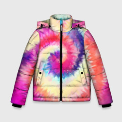 Зимняя куртка для мальчиков 3D Tie Dye vortex