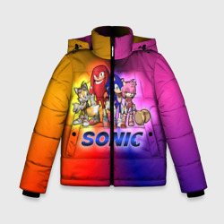 Зимняя куртка для мальчиков 3D Команда Соника