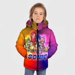 Зимняя куртка для мальчиков 3D Команда Соника - фото 2