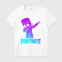Мужская футболка хлопок Fortnite X Marshmello