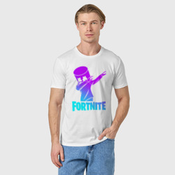 Мужская футболка хлопок Fortnite X Marshmello - фото 2