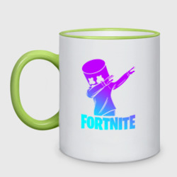 Кружка двухцветная Fortnite X Marshmello