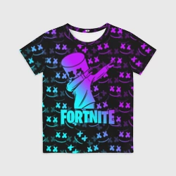 Детская футболка 3D Fornite X Marshmello