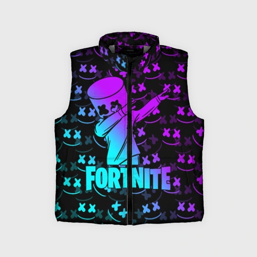 Детский жилет утепленный 3D Fornite X Marshmello