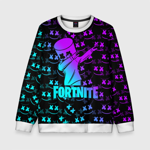 Детский свитшот 3D Fornite X Marshmello