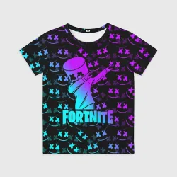 Детская футболка 3D Fornite X Marshmello