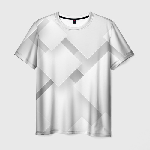 Мужская футболка с принтом Геометрическая Абстракция, вид спереди №1