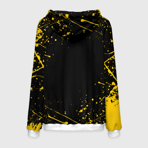 Мужская толстовка 3D Nirvana smile logo with yellow grunge - фото 2