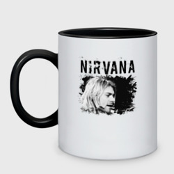 Кружка двухцветная Nirvana Kurt Donald