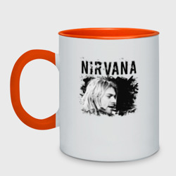 Кружка двухцветная Nirvana Kurt Donald