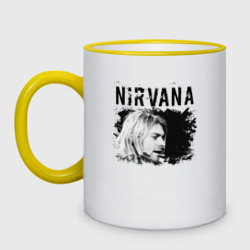 Кружка двухцветная Nirvana Kurt Donald