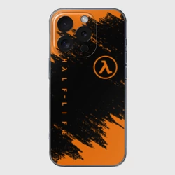 Чехол для iPhone 16 Pro Max силиконовый с защитой камеры Half-life
