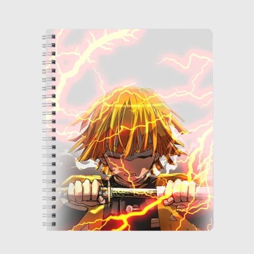 Тетрадь Kimetsu no Yaiba достает меч