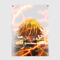 Постер Kimetsu no Yaiba достает меч