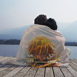 Плед 3D Kimetsu no Yaiba достает меч - фото 2