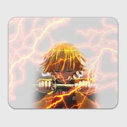 Прямоугольный коврик для мышки Kimetsu no Yaiba достает меч