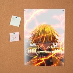 Постер Kimetsu no Yaiba достает меч - фото 2