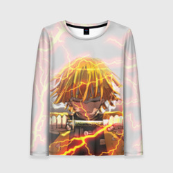 Женский лонгслив 3D Kimetsu no Yaiba достает меч