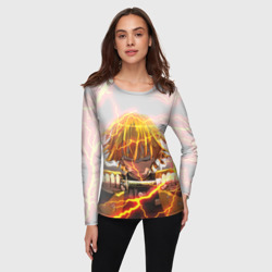 Женский лонгслив 3D Kimetsu no Yaiba достает меч - фото 2