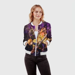 Женский бомбер 3D Kimetsu no Yaiba готовится - фото 2