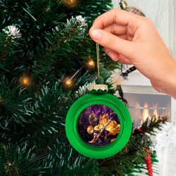 Ёлочный шар стеклянный/пластиковый Kimetsu no Yaiba готовится - фото 2