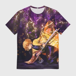 Мужская футболка 3D Kimetsu no Yaiba готовится